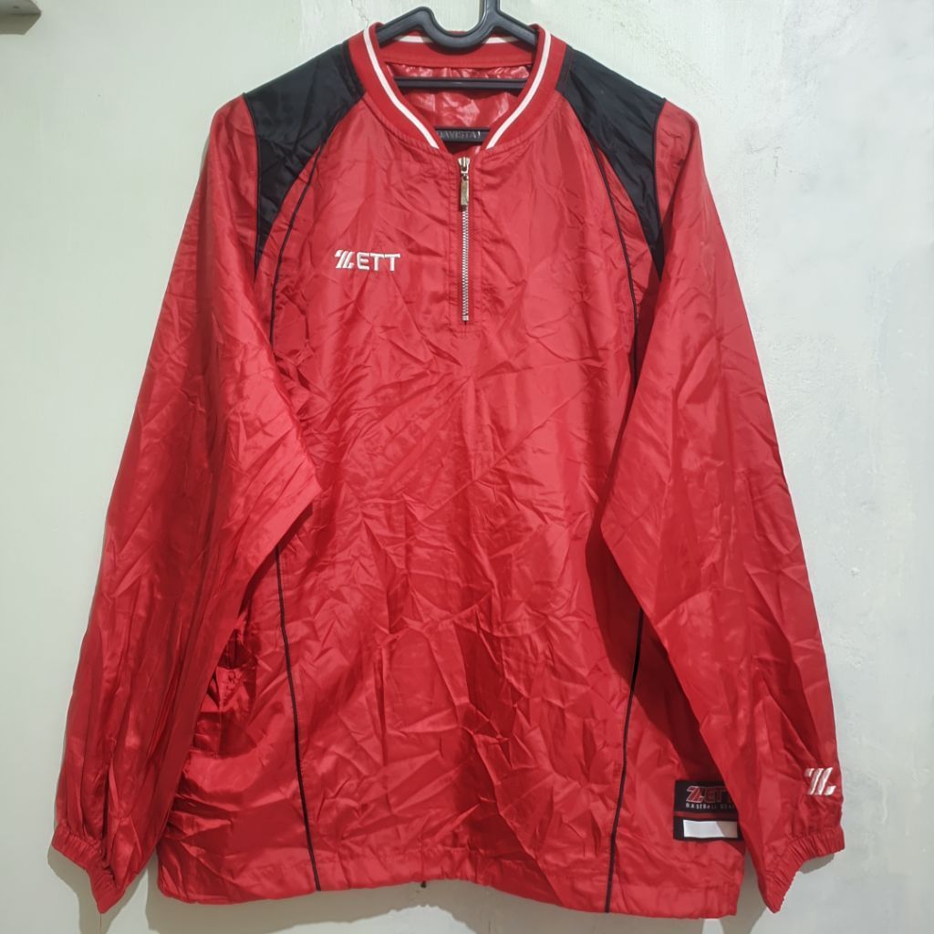 ZETT Baseball Half-Zip Windbreaker