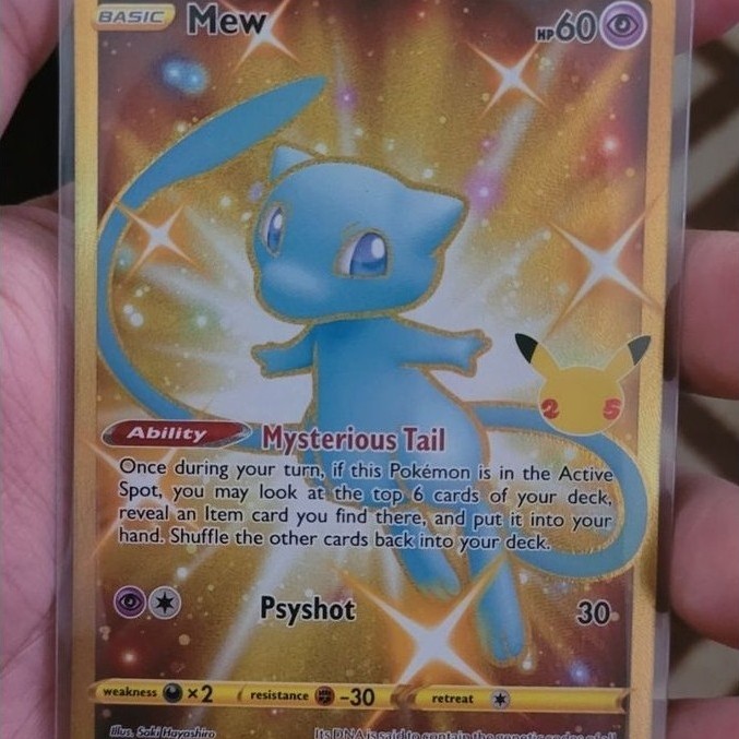 Shiny Mew 25th Celebrations UR EnglishPokemon TCG Anniversary