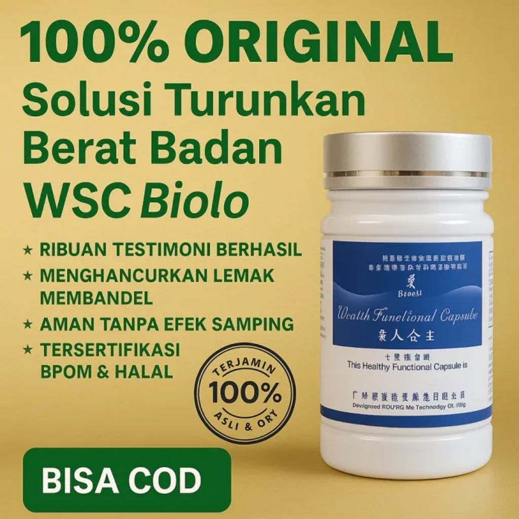 Wsc Biolo Original Official Store Suplemen Herbal Pelangsing Badan Terlaris

