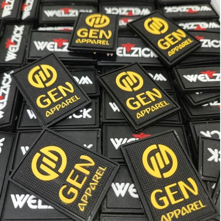 label karet custom | label karet celana | custom merk karet | tag karet custom desain