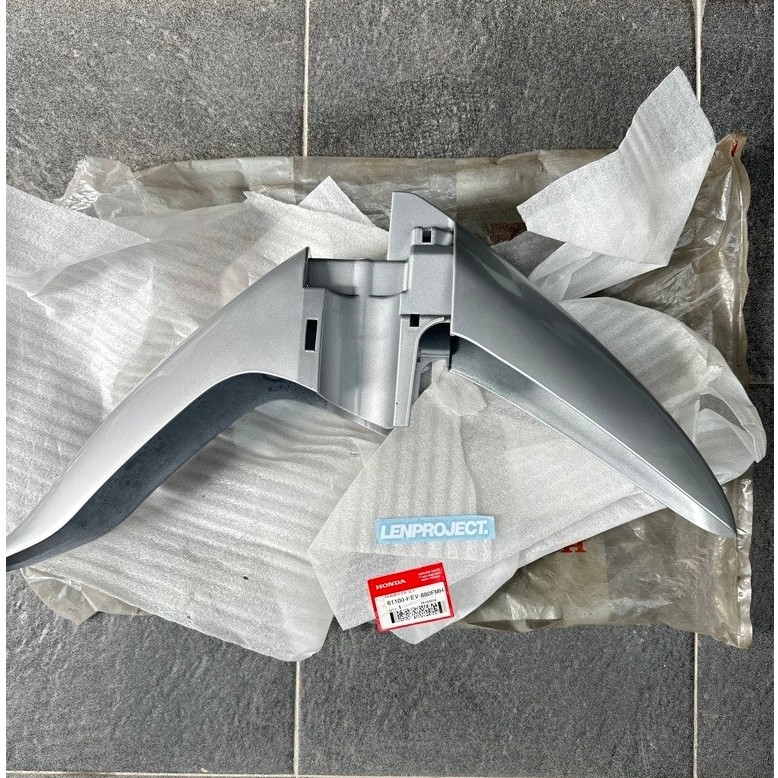 HONDA Spakbor Depan SUPRA X XX V Silver Original Baru AHM 61100-KEV-880FMH
