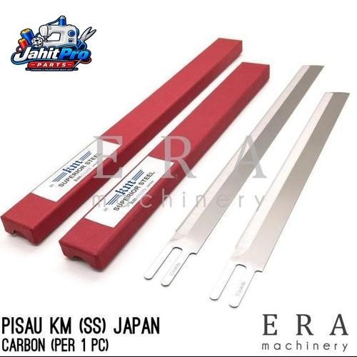 KM SS Carbon Japan Original per 1pc Superior Steel Jepang Mesin Potong Bahan Kain Jahit M-191 Mata P