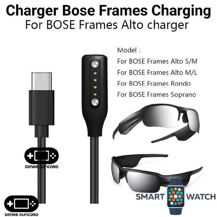 Charger Bose Frames Charging Charge Kabel Cable Tipe Type C Sunglasses Kacamata Kaca Mata Bose Frame