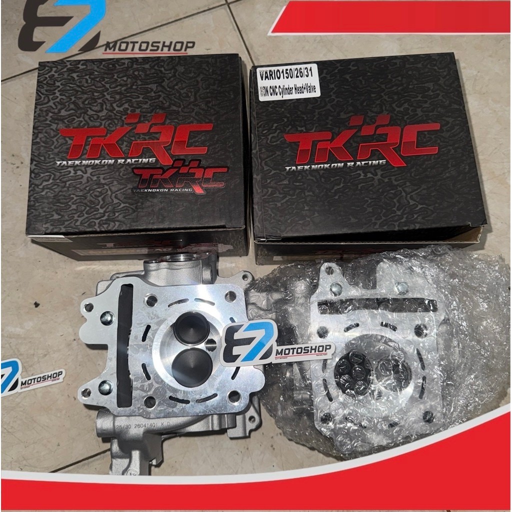 Blok Head vario 150/125 31/26 30/25 Tkrc non porting & porting flow