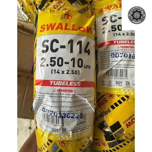 BAN LUAR SWALLOW  SEPEDA LISTRIK 14x250 SC114 TUBELESS