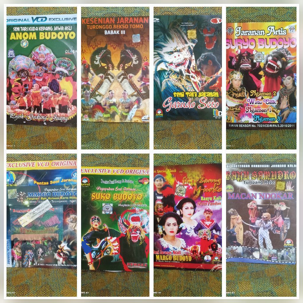 KASET VCD JARANAN 8 MACAM VOL 9 RANDOM