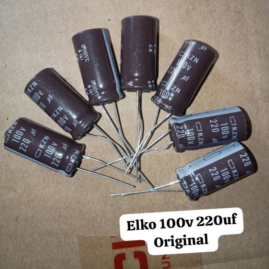 Elko 100v 220uf Elco 220uf 100v Berkualitas Original