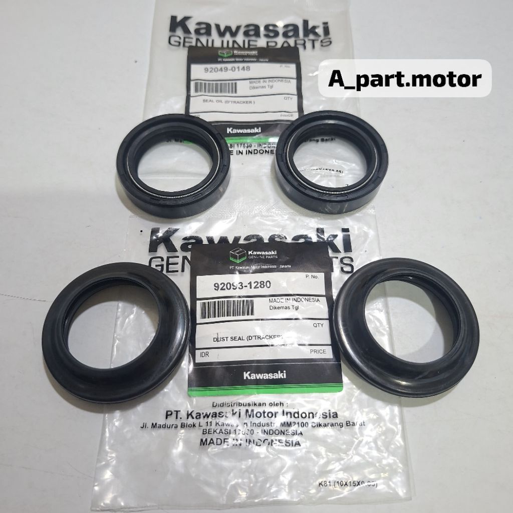 SEAL SHOCK + SEAL TUTUP ABU KAWASAKI KLX D'TRACKER KLX BF