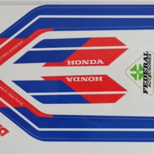 Stiker Helm Classic Astrea grand Biru