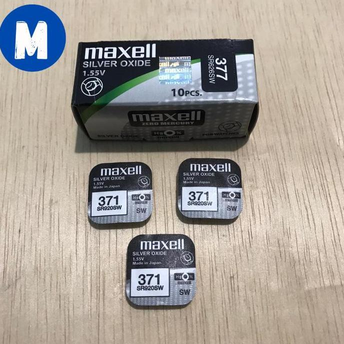 Baterai Maxell 371 SR920SW Original-Maxell 371 Maxell 920SW ORIGINAL