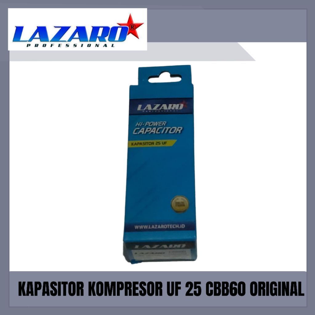 KAPASITOR KOMPRESOR UF 25 CBB60 ORIGINAL