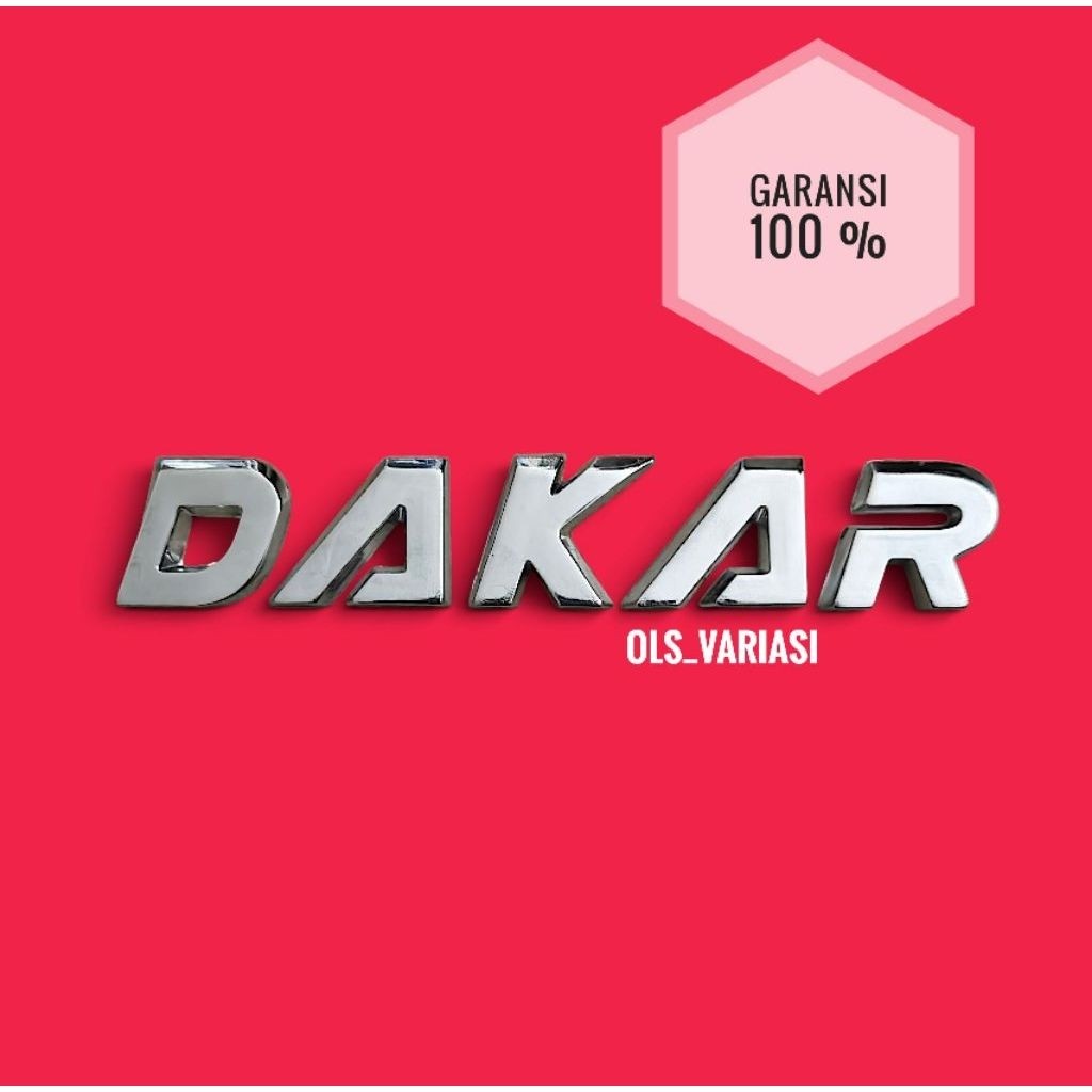 emblem dakar / logo pajero sport dakar / emblem dakar pajero
