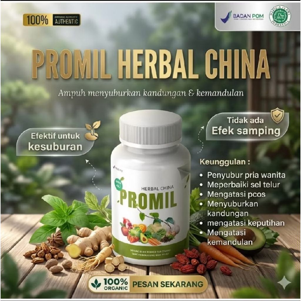 PROMIL HERBAL CHINA AMPUH CEPAT HAMIL
