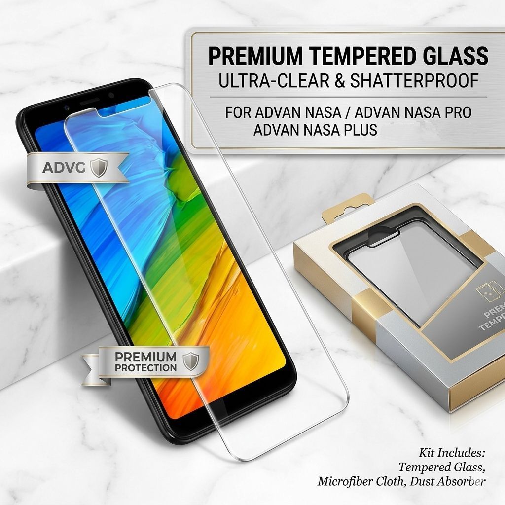 TEMPERED GLASS CLEAR ADVAN NASA ADVAN NASA PRO ADVAN NASA PLUS/ADVAN 5505
