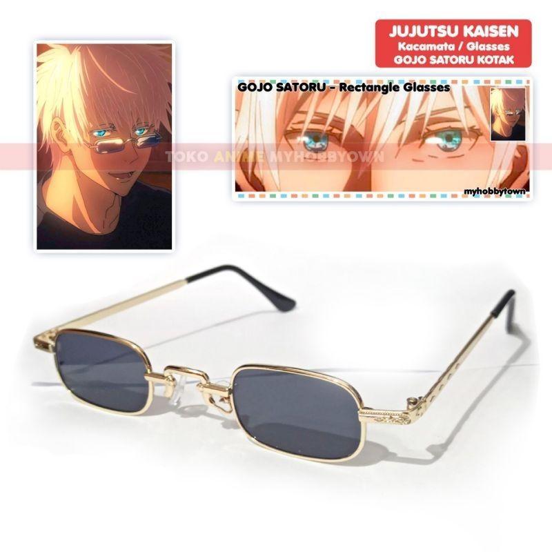 Kacamata Gojo Satoru Gojo Satoru Glasses Tutup Mata Gojo Alat Peraga Cosplay High Quality
