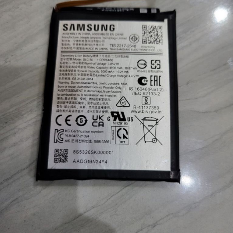baterai samsung a03 core ori copotan