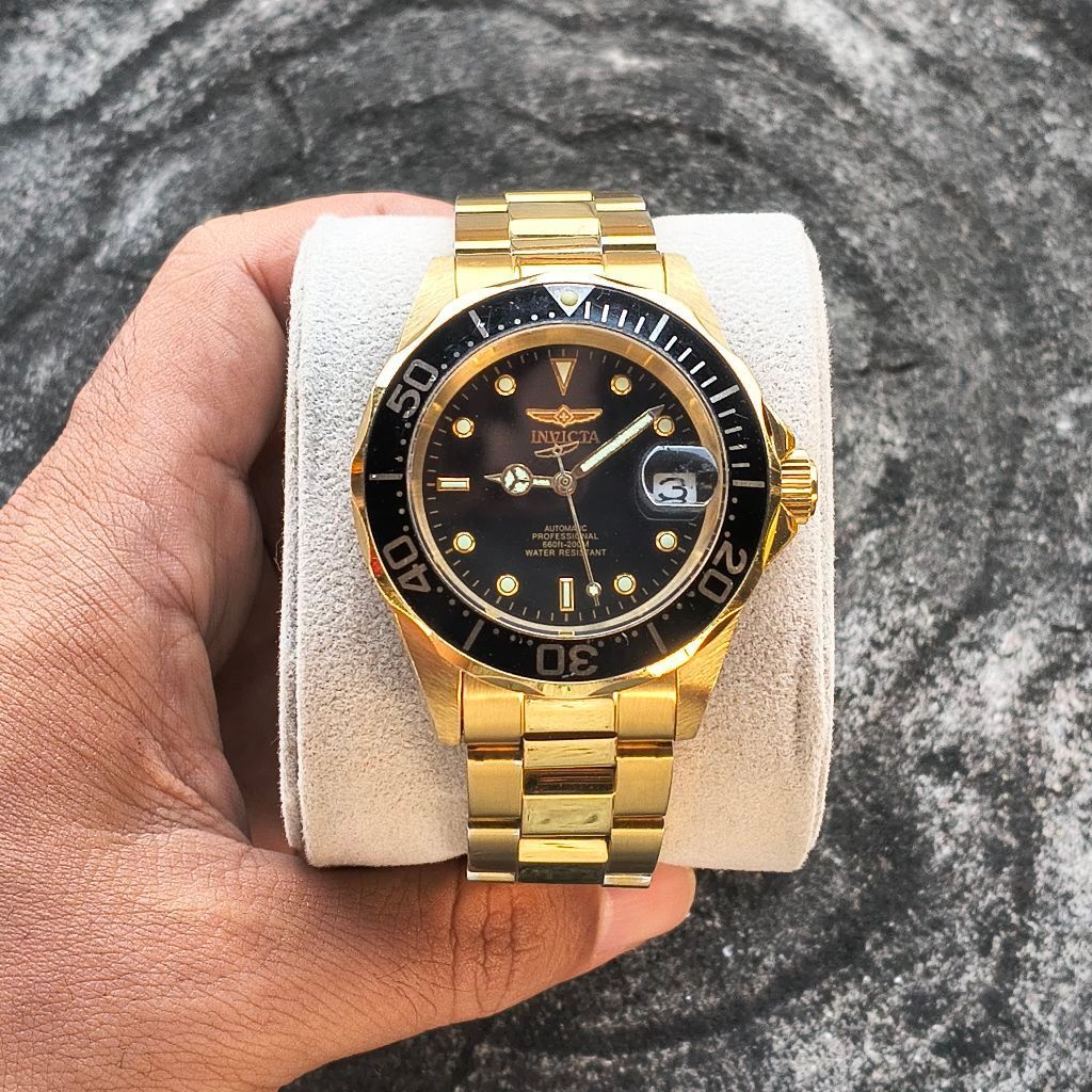 SEIKO DIVER ALTERNATIF - Invicta Pro Diver 200m Gold