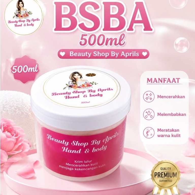 HB BSBA 500ml Beauty Shop By April ASLI TERSEGEL