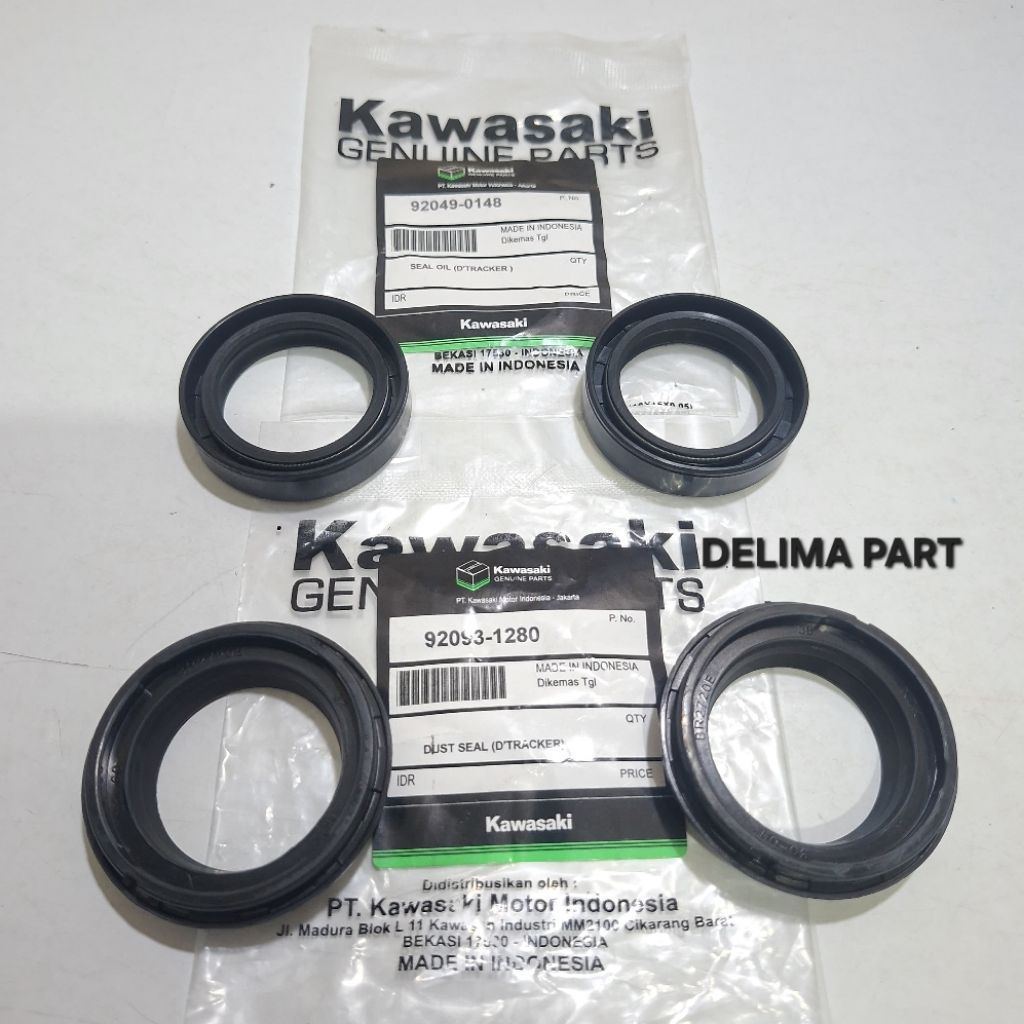 SEAL SHOCK + SEAL TUTUP ABU KAWASAKI KLX D'TRACKER KLX BF