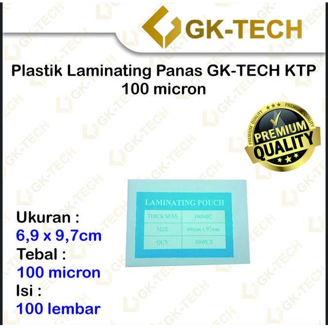ORI Plastik Laminating Laminasi Panas GK-Tech / Hombo / F4 / A4 / A3