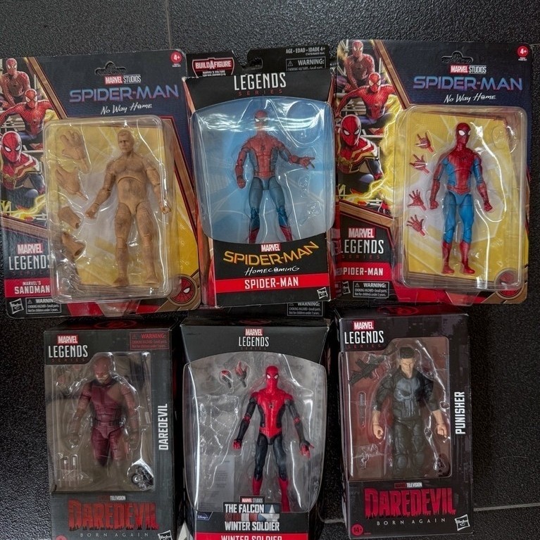 figure spiderman marvel legends hasbro toybiz mcfarlane dc mattel zd toys blokees spiderman xmen hul