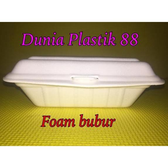 ORI foam bubur / styrofom / sterofoam / sterofom / gabus / box nasi kuning