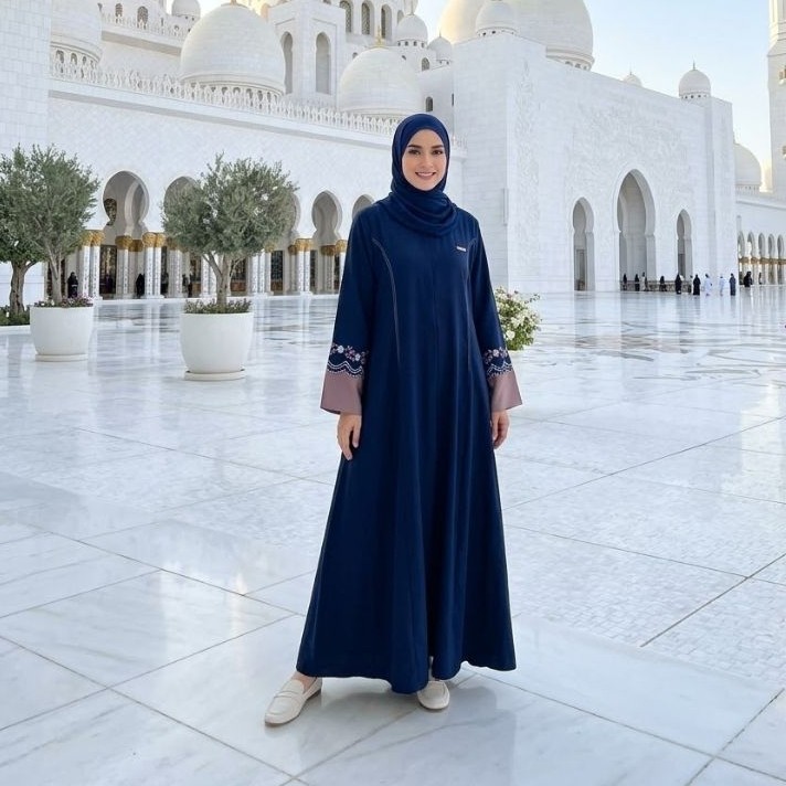 Gamis Radhiya Navy