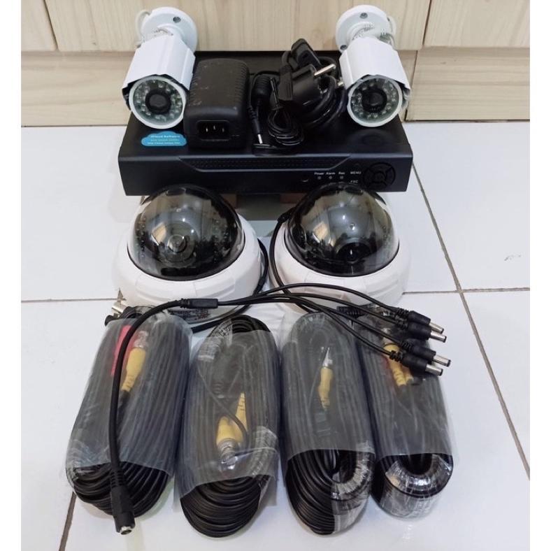 DVR KIT 4CH , 8CH , 16CH PAKET DVR KIT 8 CHANNEL PLUS HARDISK 500GB  LENGKAP DENGAN 8 PCS CCTV
