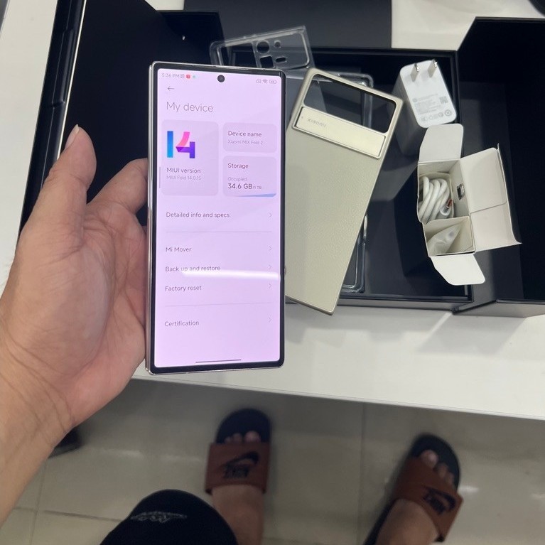 Xiaomi mix fold 2 5g 12/1TB snapdragon8+ gen1 ex inter bekas
