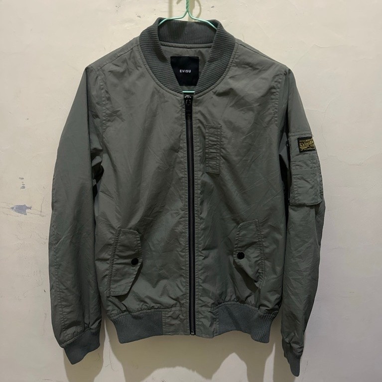 Jaket bomber Evisu original