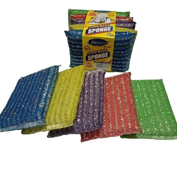 SPONGE SUPER MAGIC BESKO BC-369 isi pcs Piring