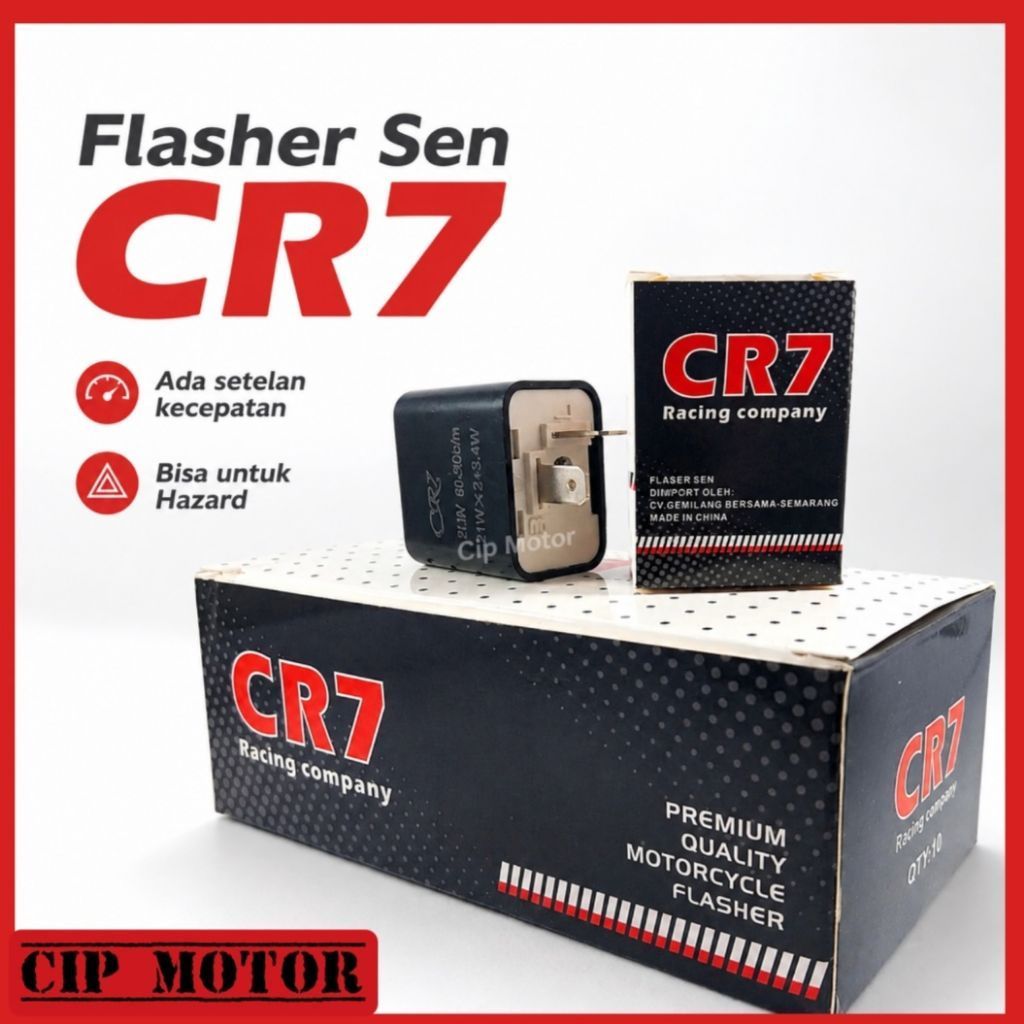 Flasher CR7 Flasher Sen led setelan CR7 Nmax Aerox Mio Vario Beat Scoopy Vixion Vega Jupiter Mx Supr