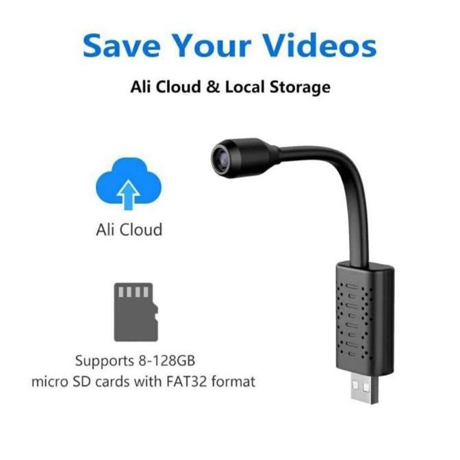 PAKET LENGKAP CCTV V380Pro USB CAM PLUS MEMORY CARD BISA COD/ CCTV USB/ USB CAMERA kamera Smart Wire