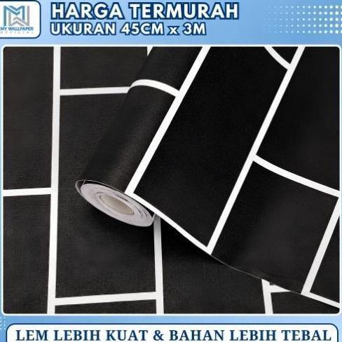 Wallpaper Dinding Motif Bata Hitam Wallpaper Dinding Bata Hitam Wallpaper Dinding Kamar Motif Bata H