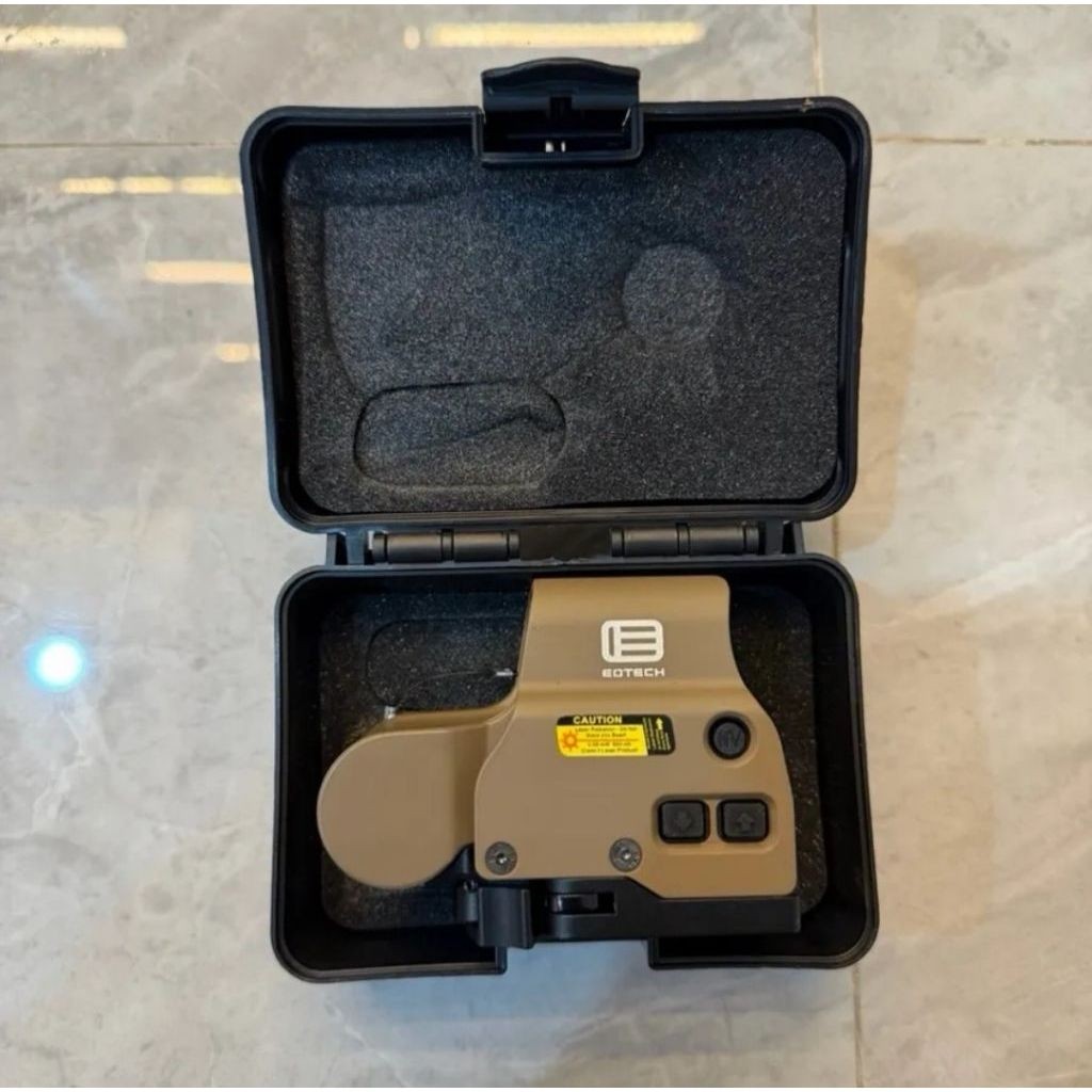 HOLOSIGHT EOTECH NON MILITARY - WARNA TAN - Free CASE PENYIMPANAN DAN BUBLE BOX