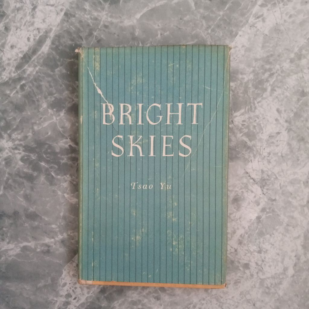 Buku sastra klasik Bright Skies Tsao Yu Cao Yu Rare book naskah drama sastra klasik Tiongkok berbaha