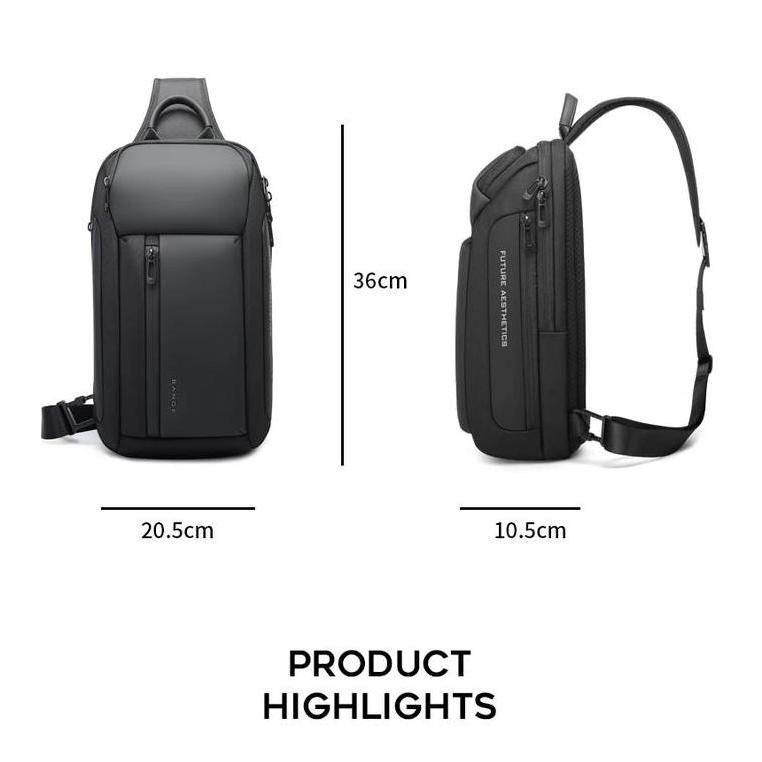 Bange BG7566 Tas Selempang Pria Waist Bag Pria Sling Bag Pria HSD