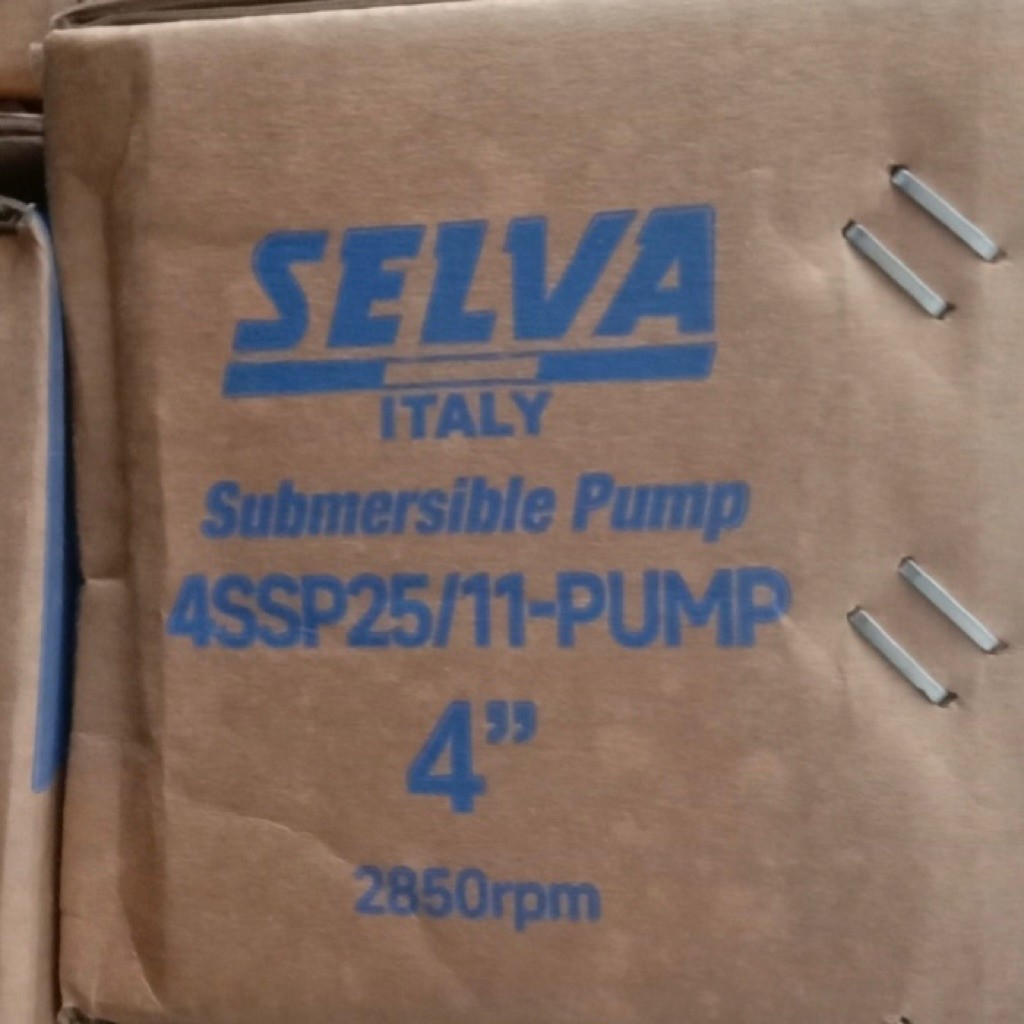 Selva Italy Submersible Pump 4SSP25/11-PUMP 4 Inch 2850rpm