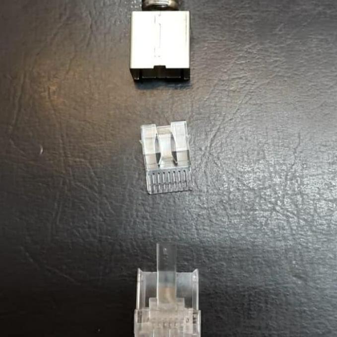 Connector Rj45 Cat 6 Amp Konektor Rj 45 Cat6 Amp Original Eceran