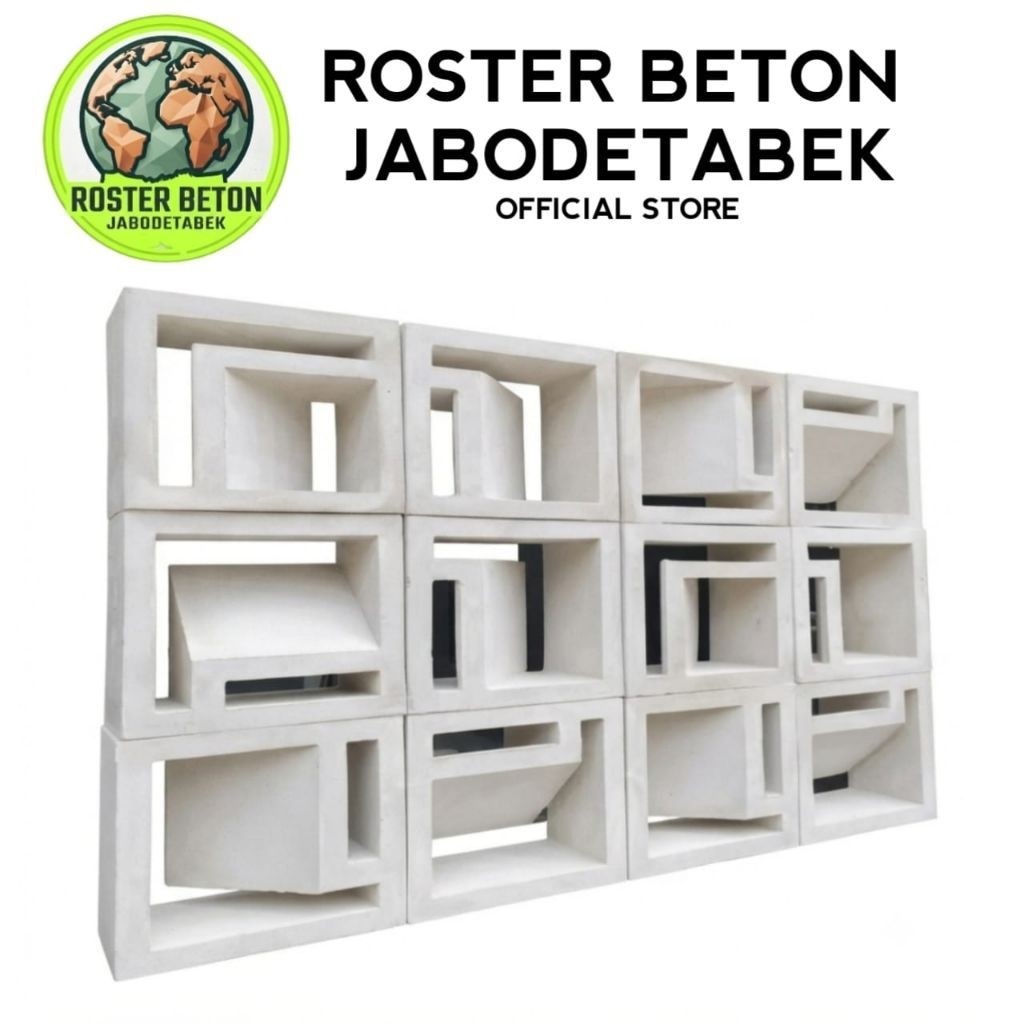 Roster Beton - Roster L Doble - Roster Minimalis