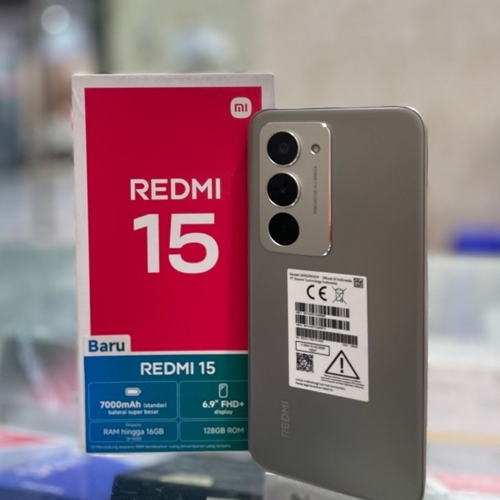 REDMI 15 8/128 second like new fullset