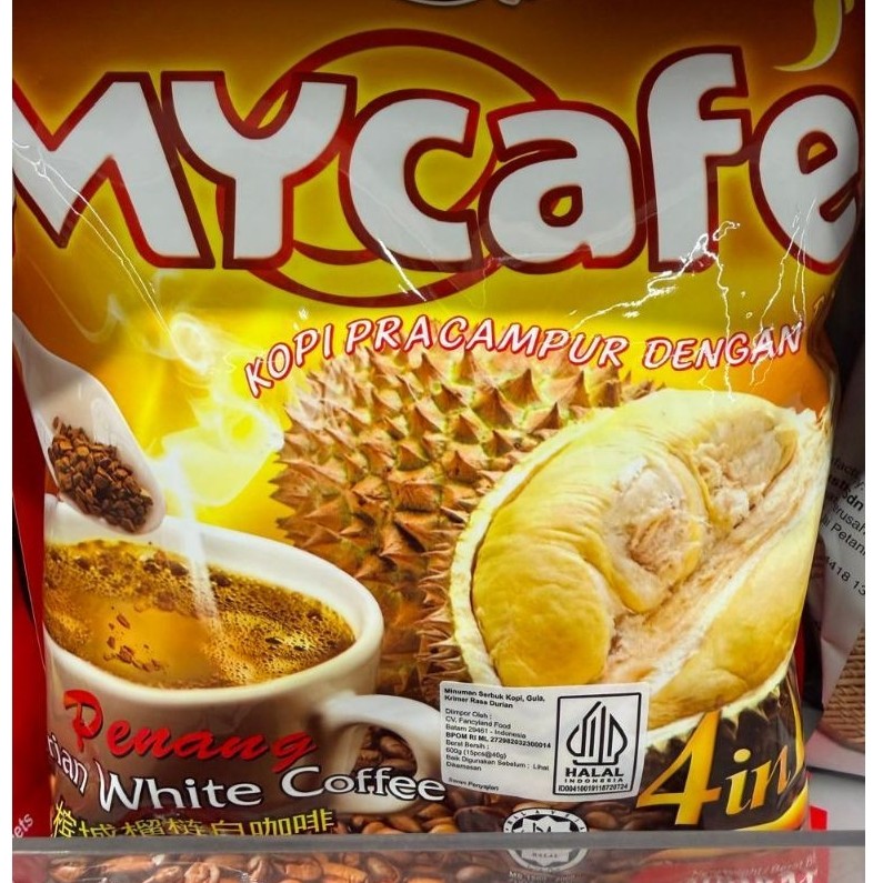 COFFEE TREE PENANG DURIAN WHITE COFFEE. MY CAFE DURIAN. DURIAN WHITE COFFEE. PENANG DURIAN. PENANG K