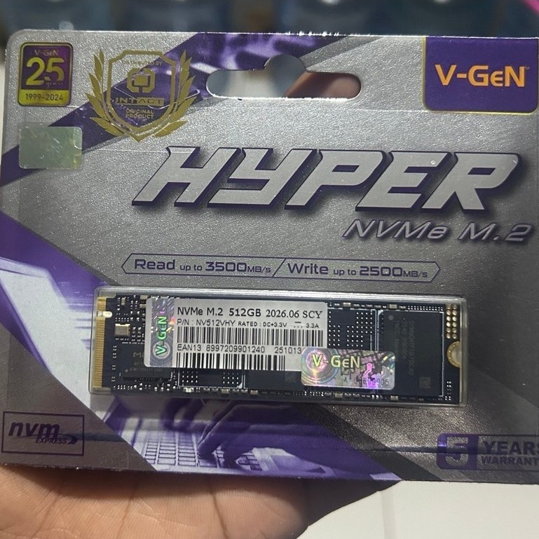 V-GEN SSD NVME M.2 512GB HYPER 2026