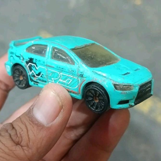HOTWHEELS LOOSE DIECAST LOOSE HOTWHEELS JDM DIECAST JDM HOTWHEELS 2008 LANCER EVOLUTION BIRU 5 PACK
