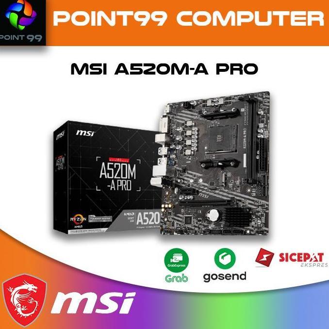 HARGA DISC - MOTHERBOARD MSI A520M-A PRO A520M
