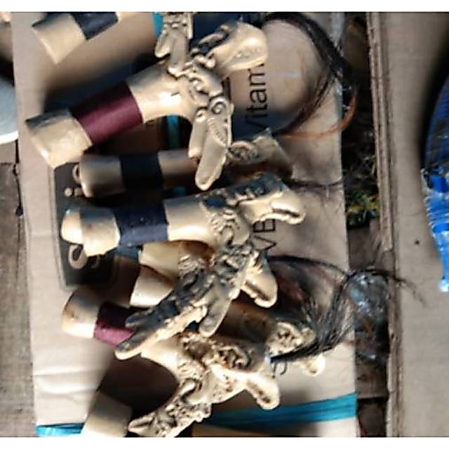 Gagang/Ulu Mandau Motif Ukir