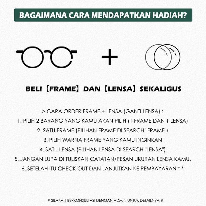 Seeouo Frame Kacamata ClipOn 2in1 Polarized Model Oval TR90+Metal 2186