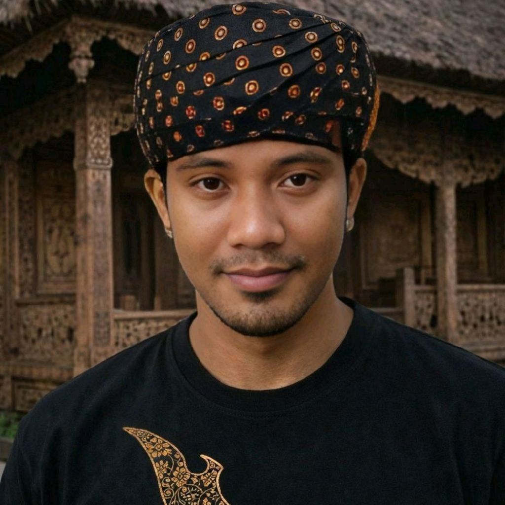 peci imamah batik, iket imamah batik tanpa klewer