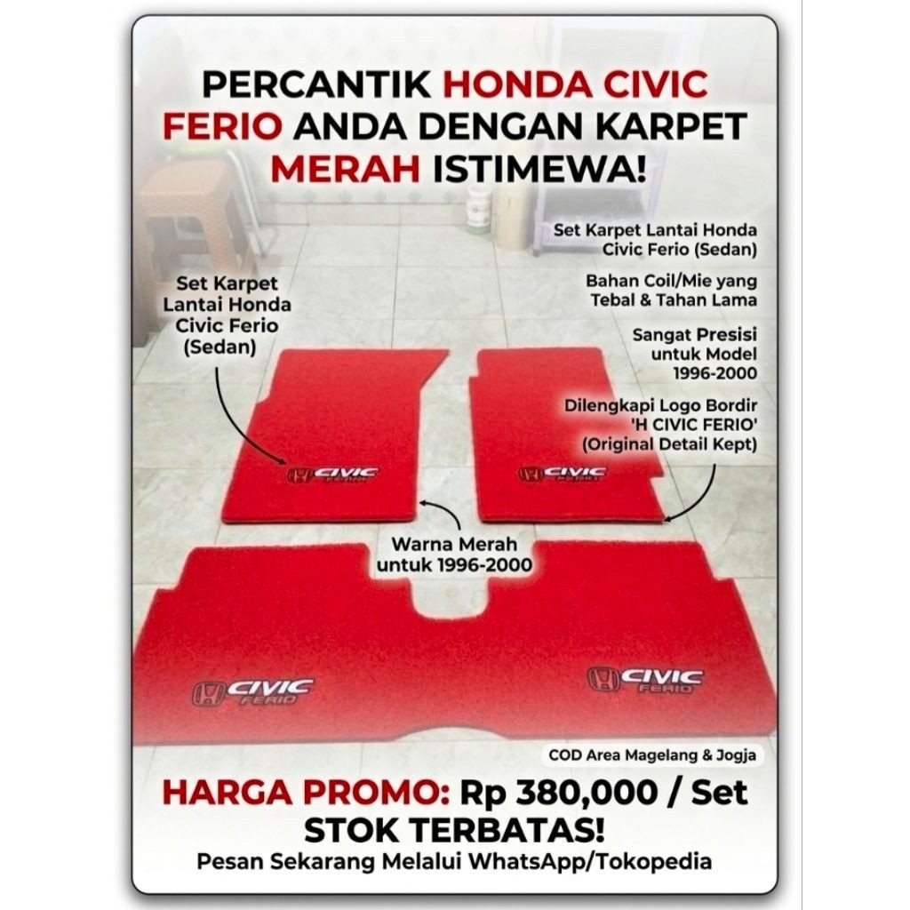 karpet Honda FERIO