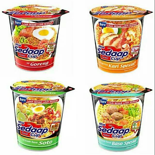 Mie Sedaap Cup/ mie instan cup 60 g